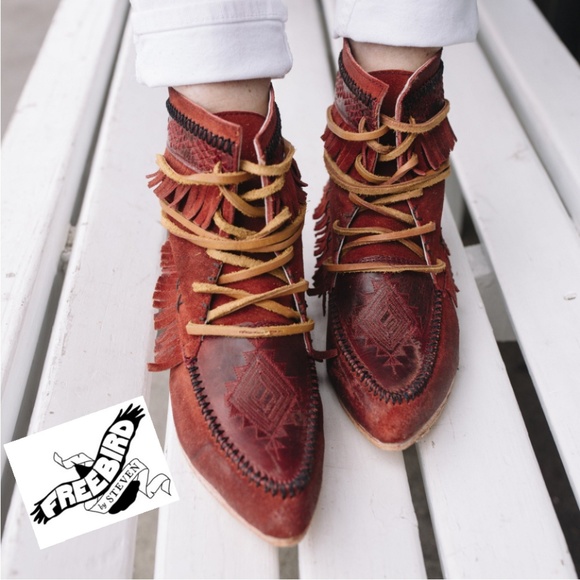 Freebird by Steven Shoes - Gorgeous Detailed Freebird Booties